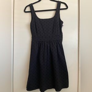 Madewell Black Polka Dot Dress